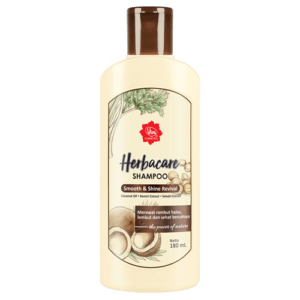 perawatan rambut alami Herbacare Shampo Smooth & Shine Revival